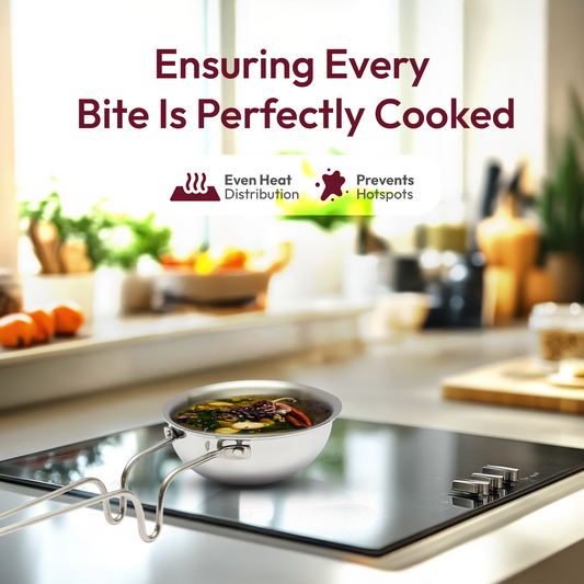 Triply Tadka Pan – Stainless Steel Tempering Pan for Perfect Seasoning & Flavors