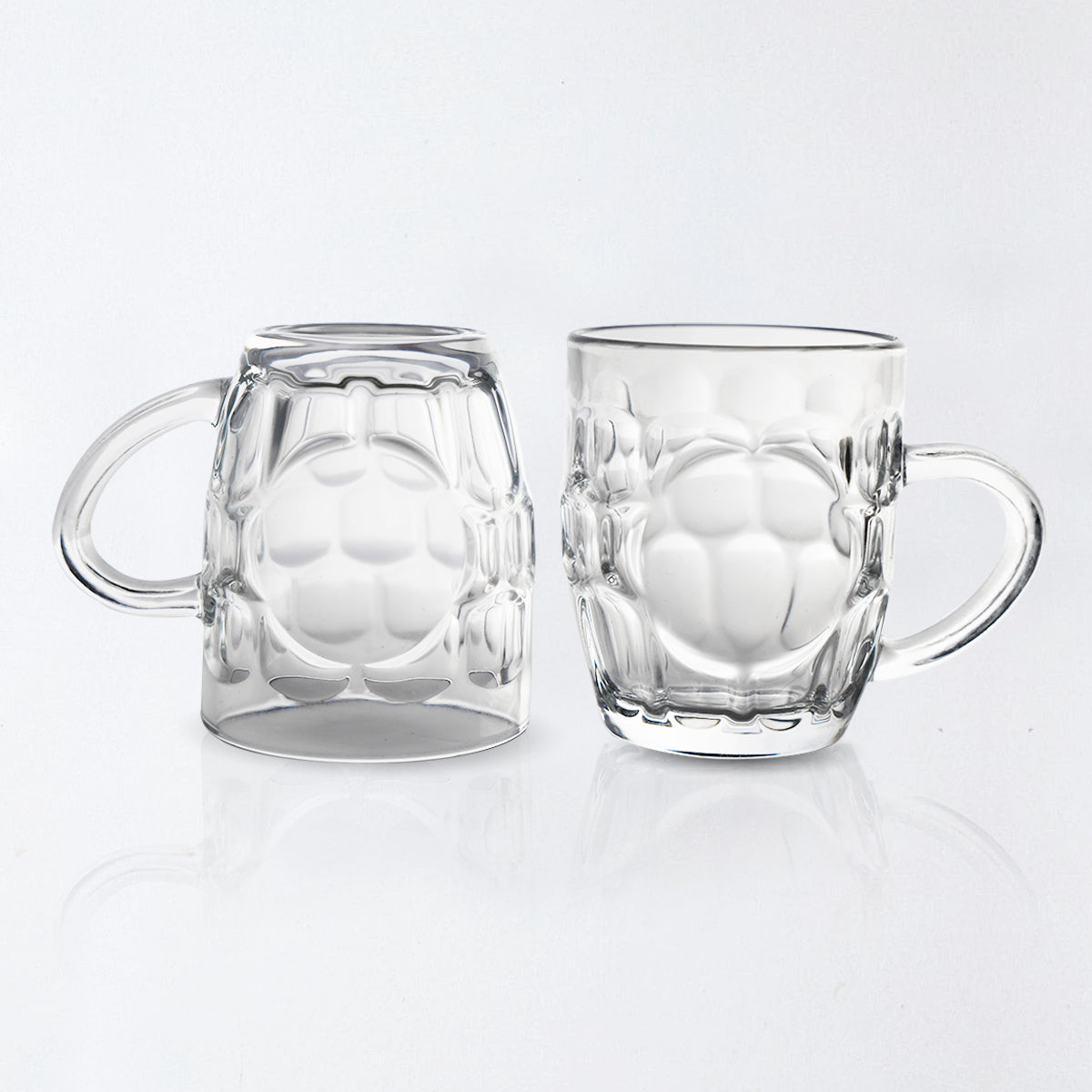 Premium Clear Glass Juice Tumbler – 10cm Large Drinking Glass for Juices, Shakes & Beverages