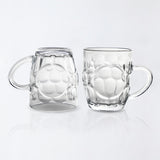 Premium Clear Glass Juice Tumbler – 10cm Large Drinking Glass for Juices, Shakes & Beverages