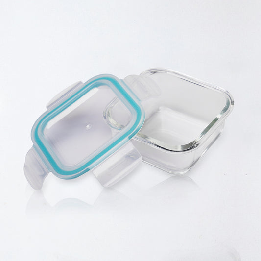 Square Glass Storage Container with Airtight Lid