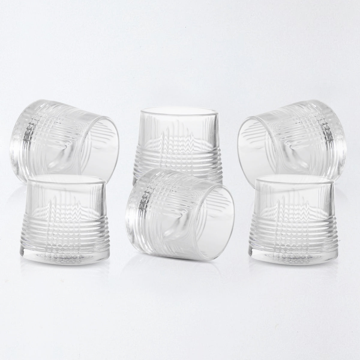 CROCK SAULT STORY Glass Macallan Revolving Tumblers