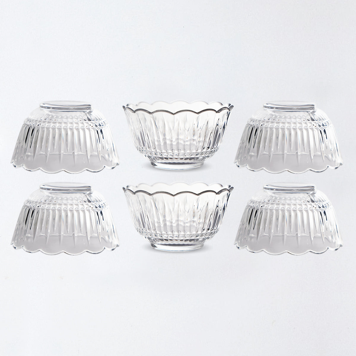 Elegant Clear Glass Bowl – 9cm Diameter – Versatile Tableware for Everyday & Special Occasions