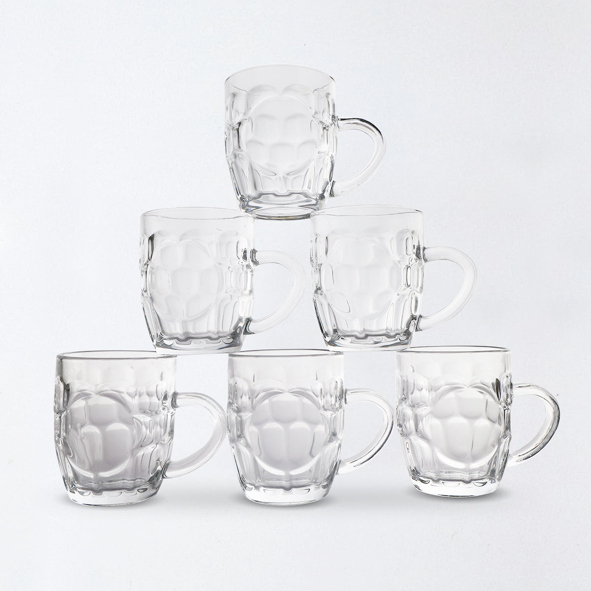 Premium Clear Glass Juice Tumbler – 10cm Large Drinking Glass for Juices, Shakes & Beverages