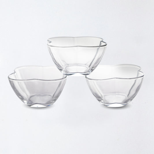 Elegant Clear Glass Bowl – 8.5cm Diameter – Perfect for Snacks, Sweets & Side Servings