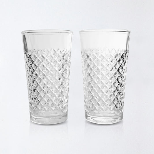 Diamond-Cut Glass Vivendi - Elevate Your Table with Hand-Cut Crystal Brilliance