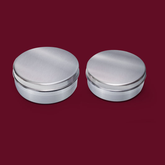 Deep Stainless Steel Storage Dabba – Heavy Gauge Food Container for Grains, Snacks & More