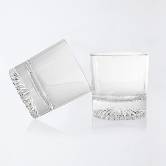Starburst Base Whisky Glasses | Classic Elegance with a Twist