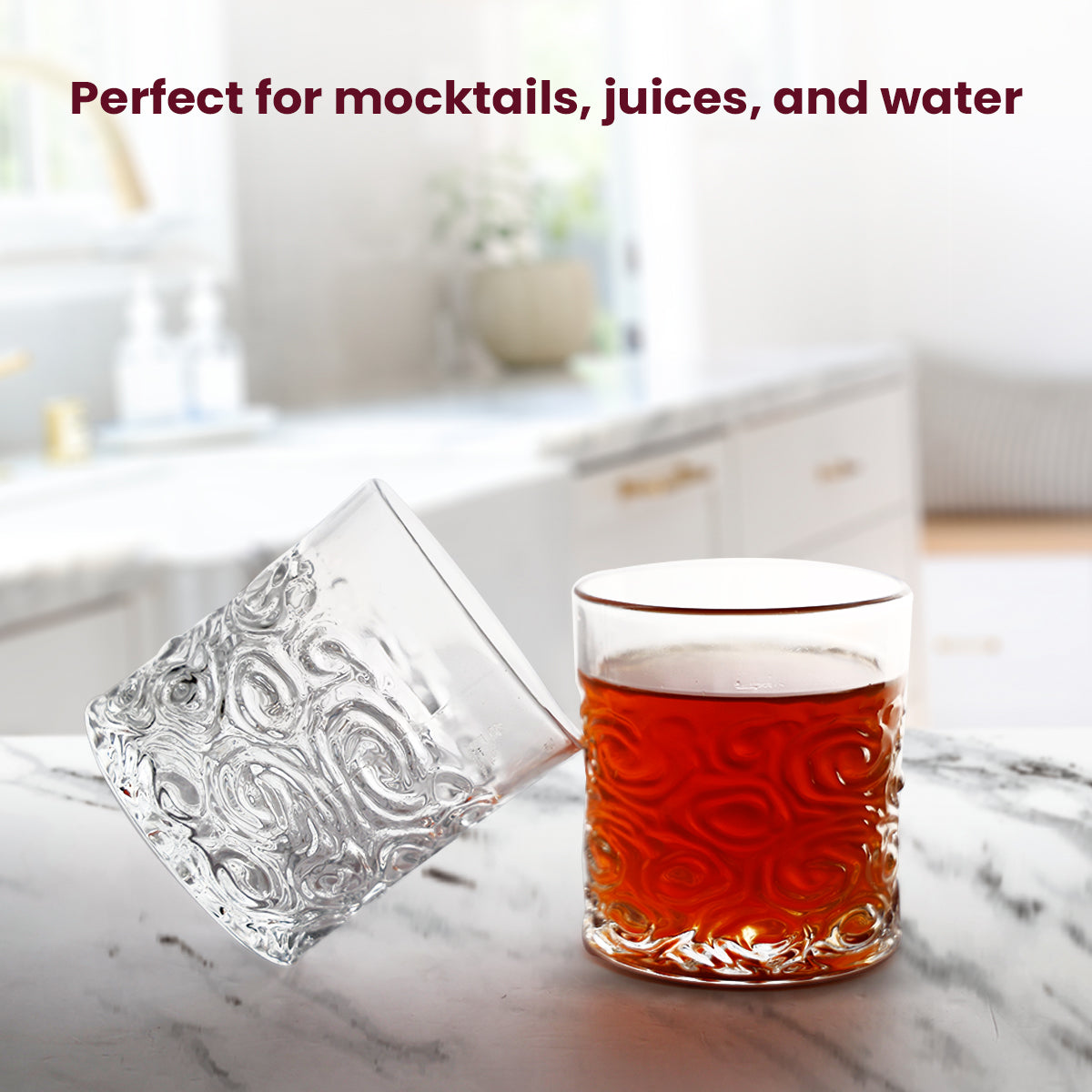 Versatile Designer Glass – 7.5×7.5×8 cm Multi-Purpose Glass for Ice Cream, Cold Coffee, Iced Tea & Smoothies