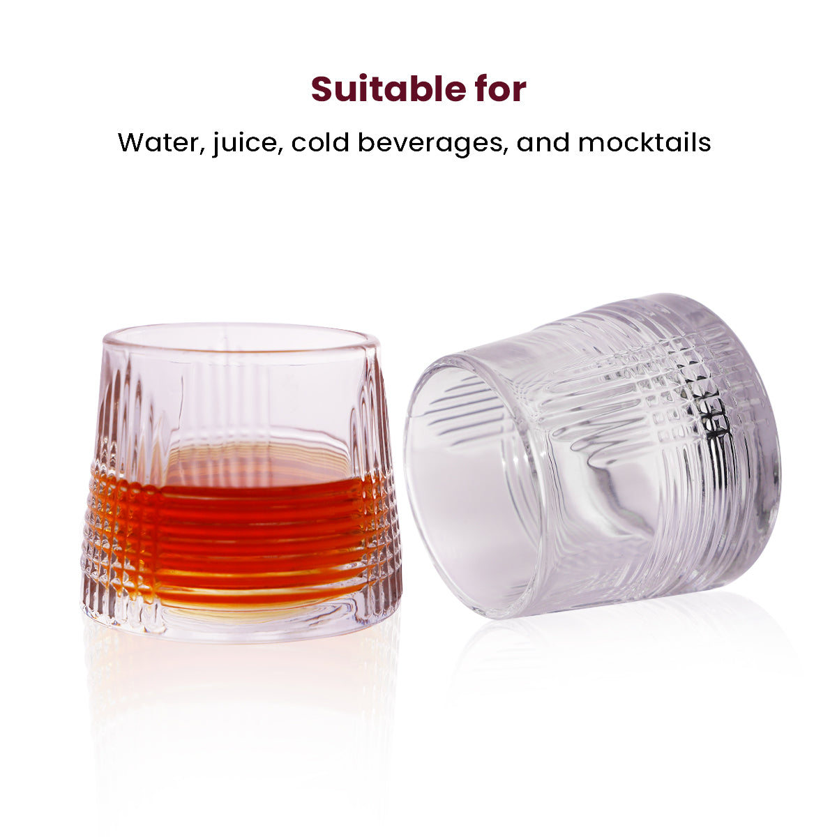 CROCK SAULT STORY Glass Macallan Revolving Tumblers