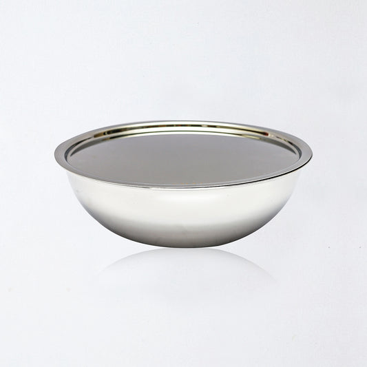Triply Stainless Steel Tasla – Sturdy & Versatile Cooking Bowl for Mixing, Serving & Cooking, Heavy-Gauge Construction