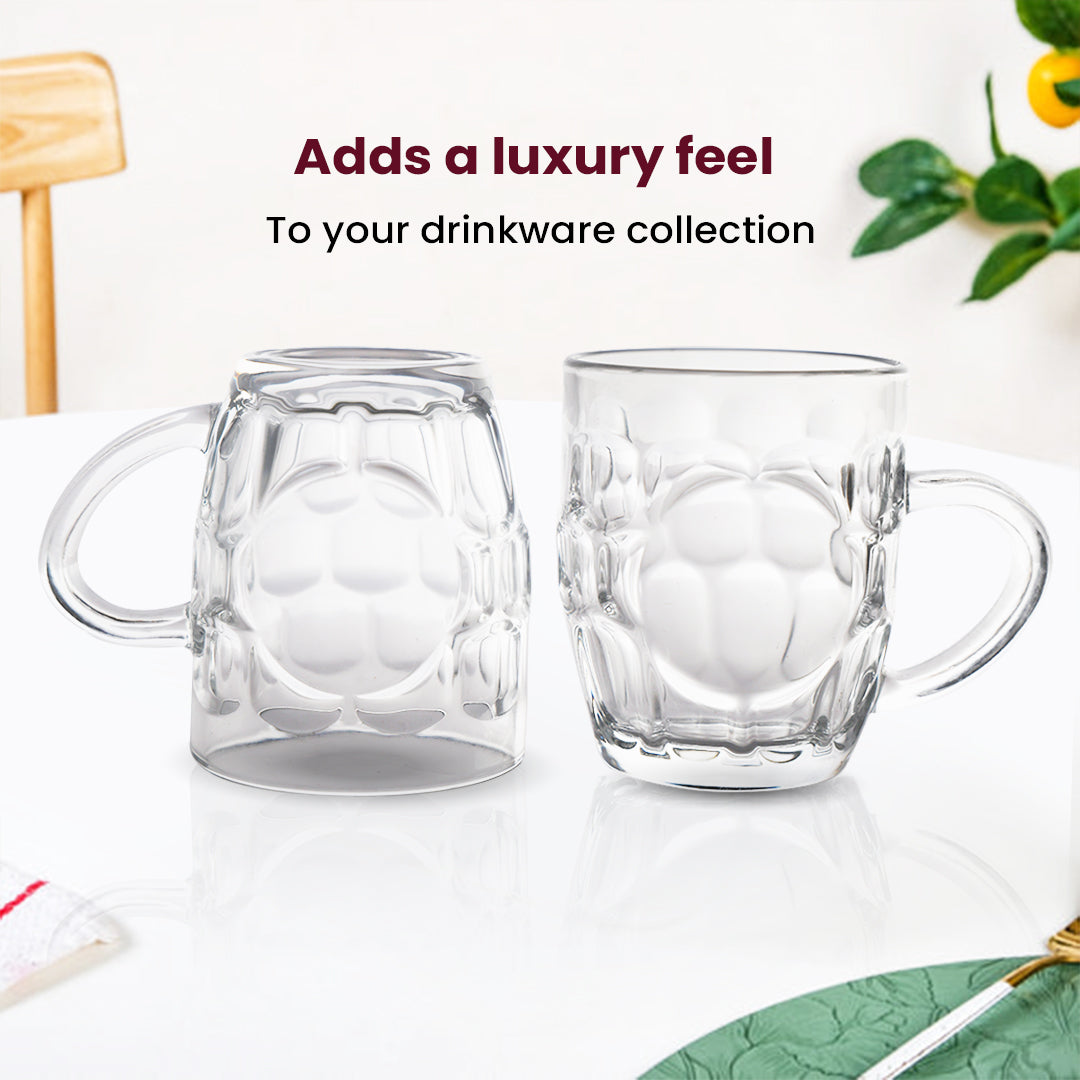 Premium Clear Glass Juice Tumbler – 10cm Large Drinking Glass for Juices, Shakes & Beverages