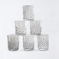 Elegant Cut Glass Tumbler – 8.5×8.5×10 cm Premium Drinking Glass for Whiskey, Cocktails & Beverages