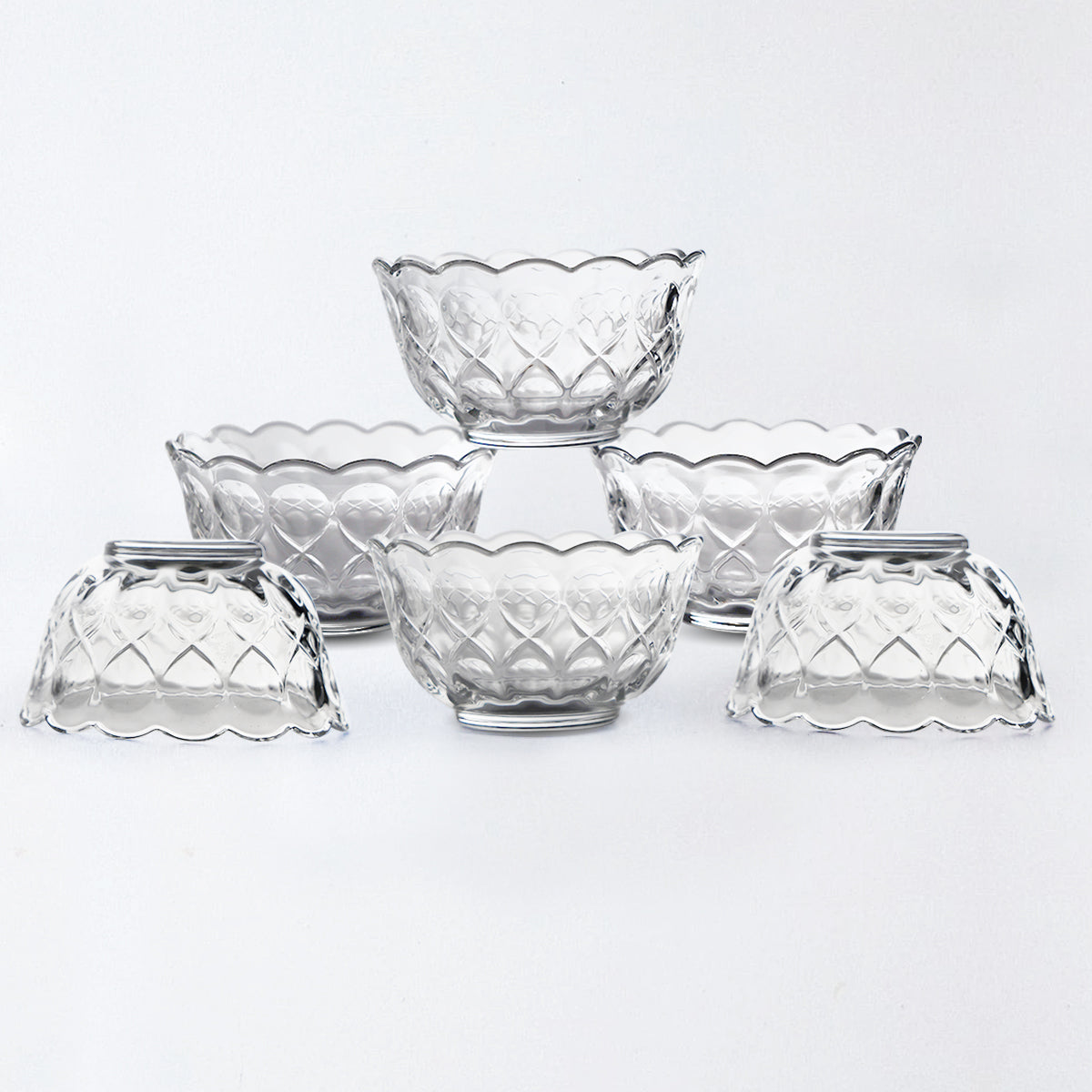 Crystal-Clear Glass Serving Bowl – 9cm Diameter – Stylish & Practical for Everyday Dining