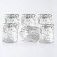 Embossed Ice Block Glass (6pc Set) – CROCK Hi Luxe Brick Whisky Tumbler