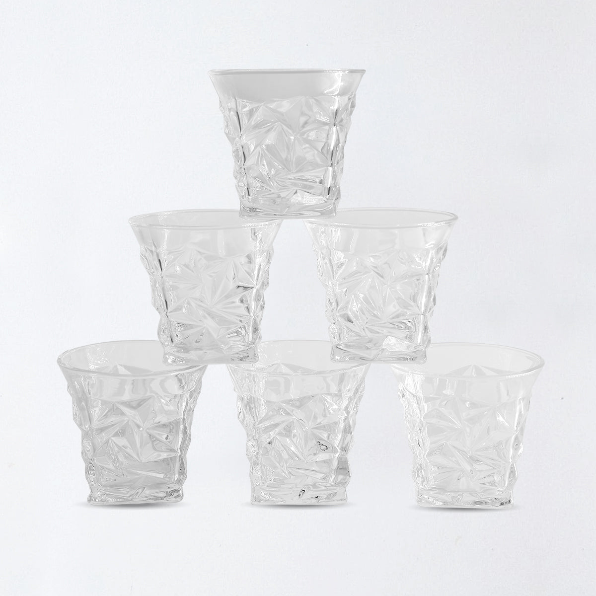 Faceted Crystal Glass Tumbler – Elevate Every Sip with a Touch of Elegance