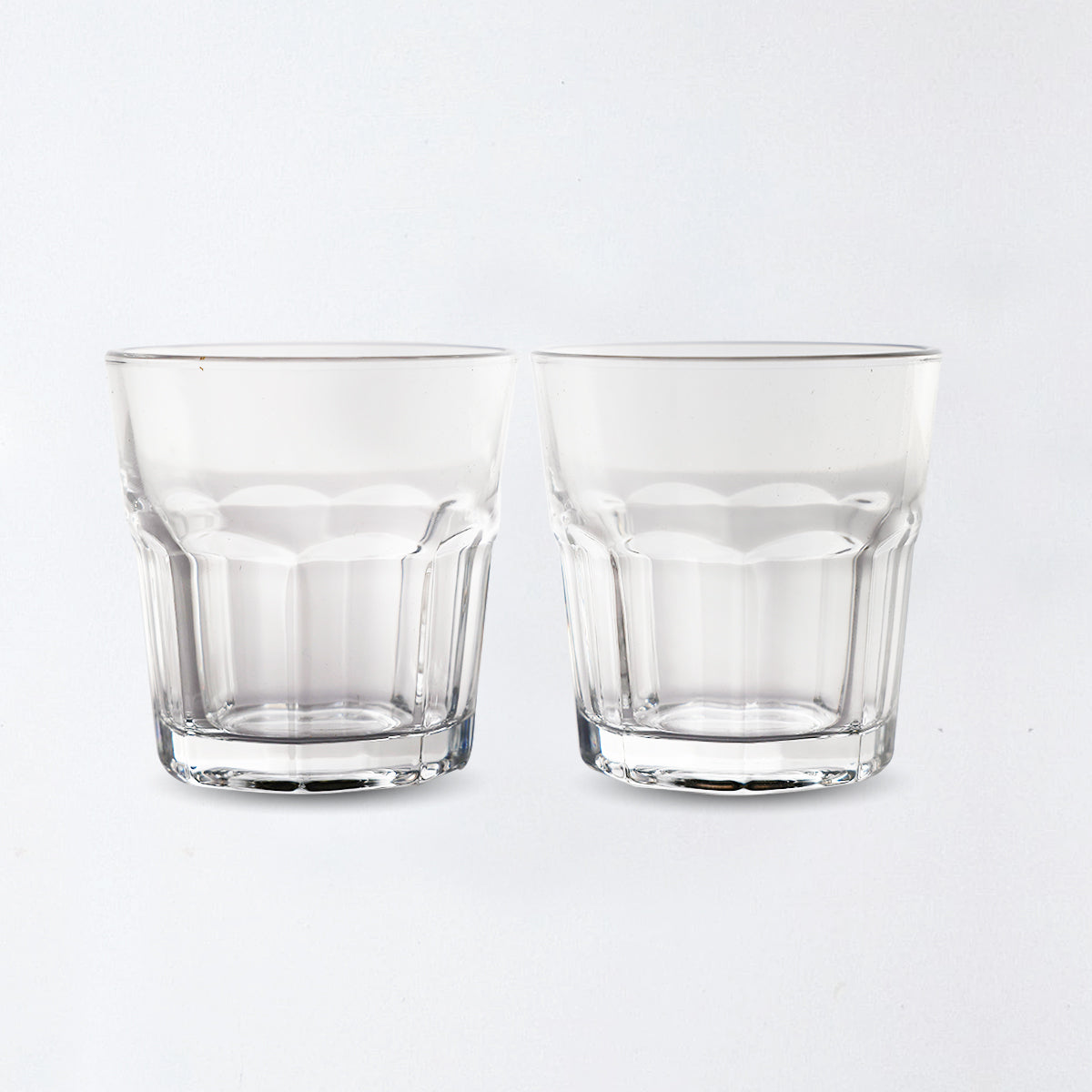 Classic Everyday Glass – 8×8×8.5 cm Durable Drinking Glass for Water, Juice & Beverages