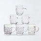 Premium Clear Glass Juice Tumbler – 10cm Large Drinking Glass for Juices, Shakes & Beverages