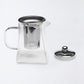 Hoyya Premium Glass Kettle with Stainless Steel Infuser – Elegant Tea Pot for Loose Leaf Brewing