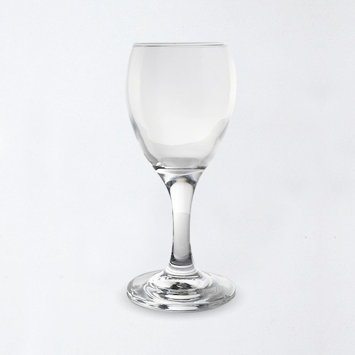 Elegant Clear Glass Wine Glass – 16cm Tall, Classic Design for Wine & Beverages
