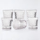 Classic diamond-cut texture for a touch (GLASS VIVENDI WHISKY)