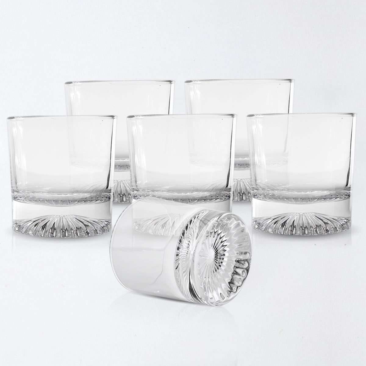 Starburst Base Whisky Glasses | Classic Elegance with a Twist