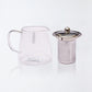 DELI KETTLE GPF 74-2 – Premium Glass Teapot with Stainless Steel Infuser & Lid