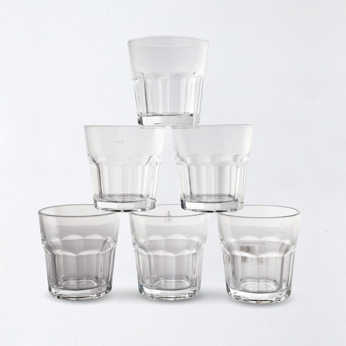 Classic Everyday Glass – 8×8×8.5 cm Durable Drinking Glass for Water, Juice & Beverages
