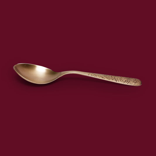Pure Kansa Bronze Spoon – Premium Ayurvedic Dining Spoon for Healthy Eating, Durable & Handcrafted