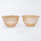 Elegant Golden Shine Glass Bowl – 9×9×5 cm Decorative & Functional Tableware