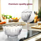 Elegant Clear Glass Bowl – 9cm Diameter – Versatile Tableware for Everyday & Special Occasions