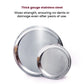 Premium Hammered Stainless Steel Plate – Elegant, Rustproof & Multi-Use Serving Dish