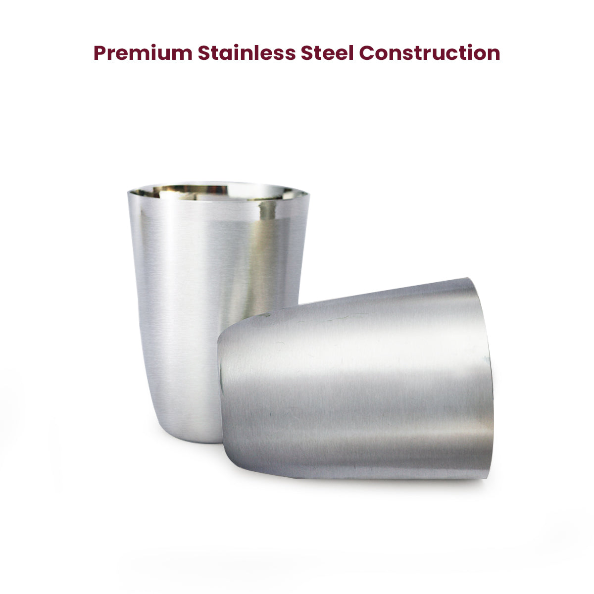 Classic Stainless Steel Water Glass – Lightweight, Durable & Food-Grade Tumbler for Everyday Use