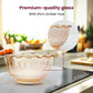 Elegant Golden Shine Glass Bowl – 9×9×5 cm Decorative & Functional Tableware