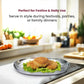 Premium Hammered Stainless Steel Oval Plate – Elegant Serveware for Rice, Snacks & Starters