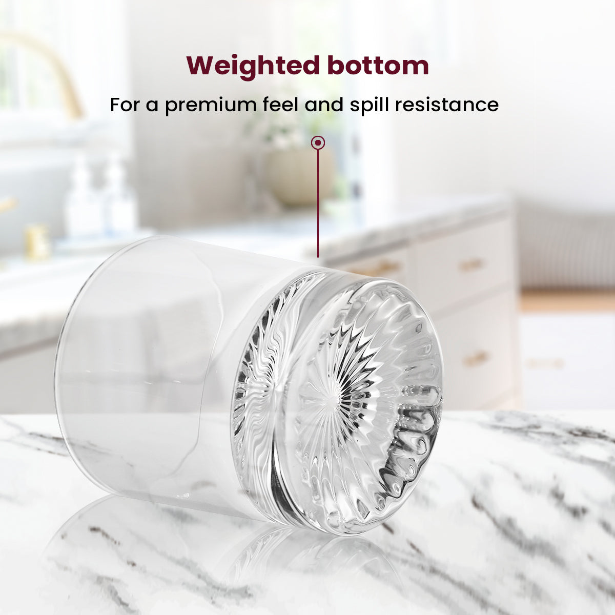 Starburst Base Whisky Glasses | Classic Elegance with a Twist