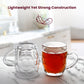 Premium Clear Glass Juice Tumbler – 10cm Large Drinking Glass for Juices, Shakes & Beverages