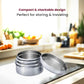 Sleek & Flat Steel CHOCOLATE Dabba – Compact Food-Grade Storage for Puris, Snacks & Chocolates