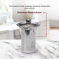 Hoyya Premium Glass Kettle with Stainless Steel Infuser – Elegant Tea Pot for Loose Leaf Brewing