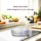 Sleek & Flat Steel Puri Dabba – Compact Food-Grade Storage for Puris, Snacks & Chocolates