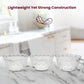 Crystal-Clear Glass Serving Bowl – 9cm Diameter – Stylish & Practical for Everyday Dining