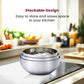 Hammered Stainless Steel Wati – Premium Food-Grade Serving Bowl for Daily Dining