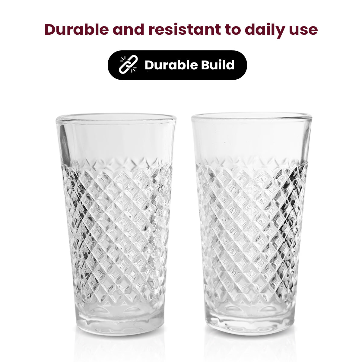Diamond-Cut Glass Vivendi - Elevate Your Table with Hand-Cut Crystal Brilliance