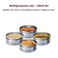 Sleek & Flat Steel CHOCOLATE Dabba – Compact Food-Grade Storage for Puris, Snacks & Chocolates