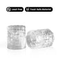 Embossed Ice Block Glass (6pc Set) – CROCK Hi Luxe Brick Whisky Tumbler