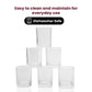 Hammered Square Smokey Juice Glass (6pc set) – Minimalist Form Meets Textured Elegance