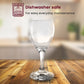 Elegant Clear Glass Wine Glass – 16cm Tall, Classic Design for Wine & Beverages