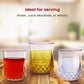 Diamond-Cut Curved Glass (Set of 6) – Where Art Meets Everyday Elegance