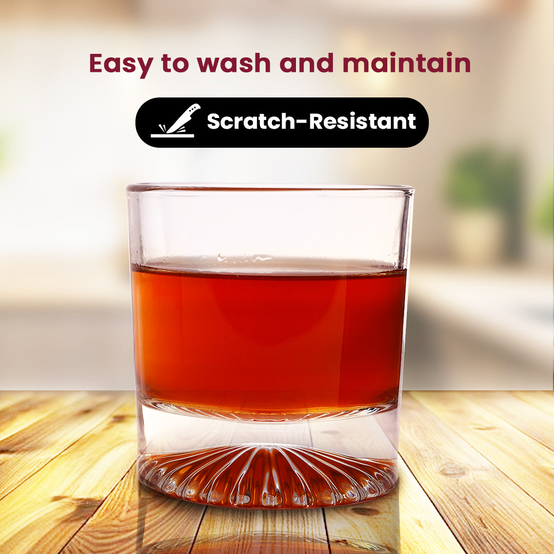 Starburst Base Whisky Glasses | Classic Elegance with a Twist