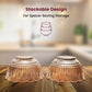 Elegant Golden Shine Glass Bowl – 9×9×5 cm Decorative & Functional Tableware