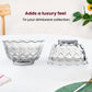 Crystal-Clear Glass Serving Bowl – 9cm Diameter – Stylish & Practical for Everyday Dining